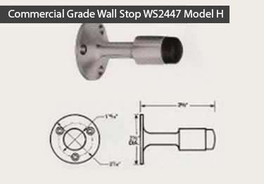 wall mounted door stops bumpers
