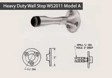 wall mounted door stops bumpers