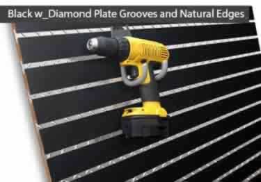 slatwall colored panels