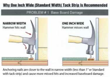 tackless carpet strips