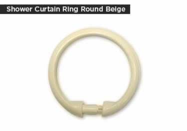 shower curtain rod rings