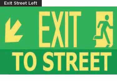 exit signs