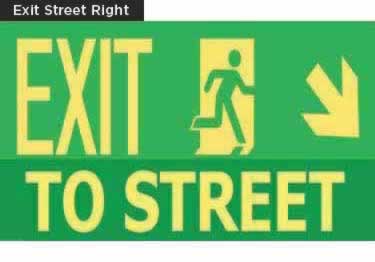 exit signs