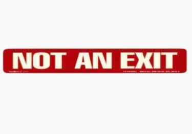 exit signs