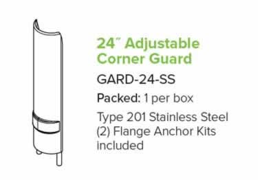 mccue stainless steel corner guards