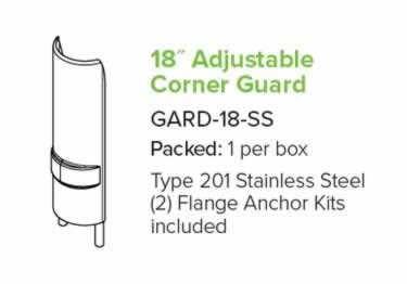 mccue stainless steel corner guards
