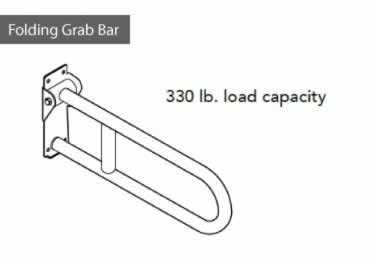 grab bars stainless steel angled