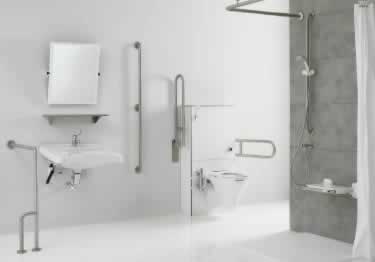 grab bars stainless steel wall to floor