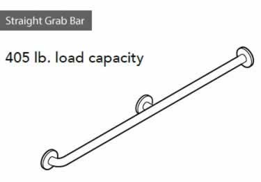 grab bars straight stainless steel