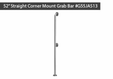 grab bars straight stainless steel