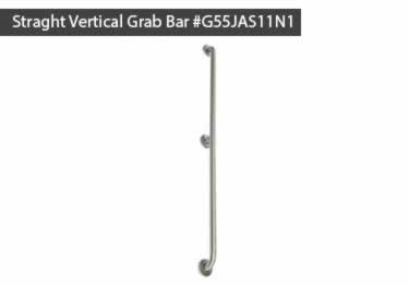grab bars straight stainless steel