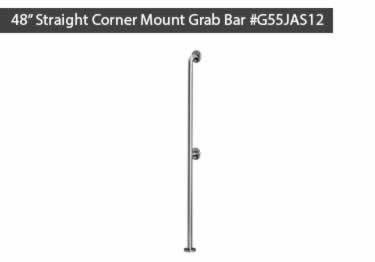 grab bars straight stainless steel