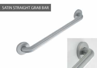grab bars straight stainless steel