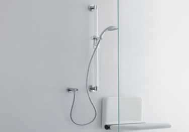 grab bars colored angled folding