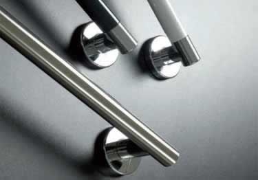 designer stainless grab bars