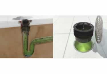 green drain flow trap