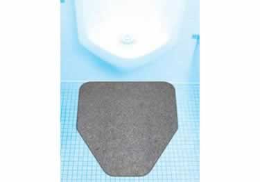 urinal mat grip backing
