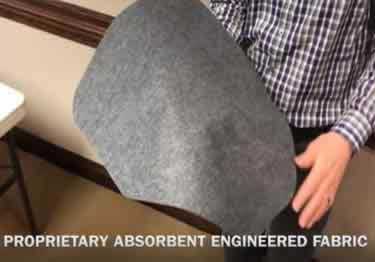 urinal mat grip backing