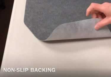 urinal mat grip backing
