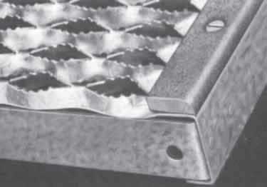 metal safety stair treads grip strut