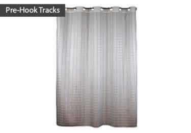 shower curtains hookless