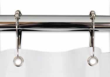 shower curtain rustproof grommets