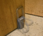 door wedges flip down doorstops