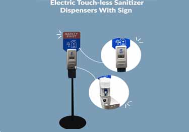 free standing hand sanitizer dispenser