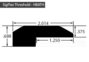 flexible wood grain thresholds