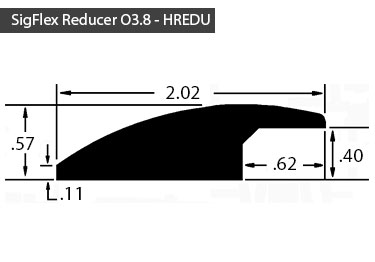 flexible wood grain reducers