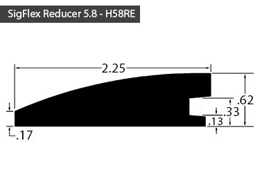 flexible wood grain reducers