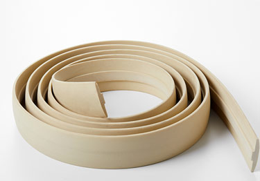 flexible wood grain t moldings