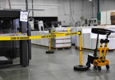crowd barrier cart retractable 5